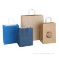 Recycled Paper Gift Bags Customized printing gift kraft paper bag Manufactory